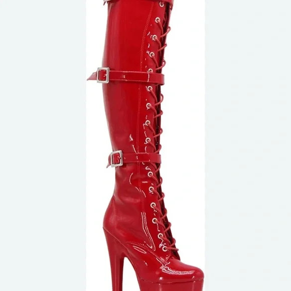 Pleaser Red Str. Pat/Red
FLAM3028/R/M - Picture 2 of 7